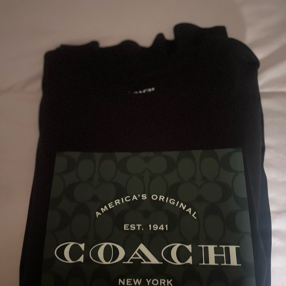 Coach Black Graphic Tee